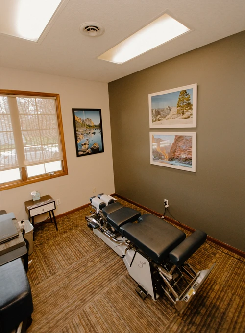 Chiropractic Bettendorf IA Adjustment Room