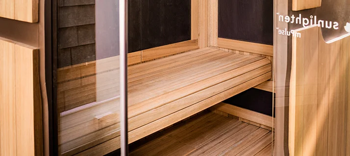 Chiropractic Bettendorf IA Sauna Interior